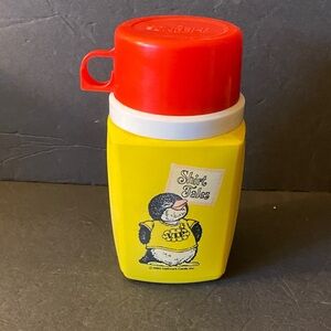 Thermos Red and Yellow Penguin Water Bottle